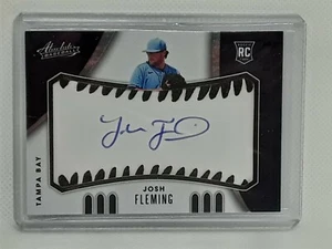 Josh Fleming 2021 Panini Absolute Baseball - BLUE AUTO (55/60) - Tampa Bay Rays - Picture 1 of 2