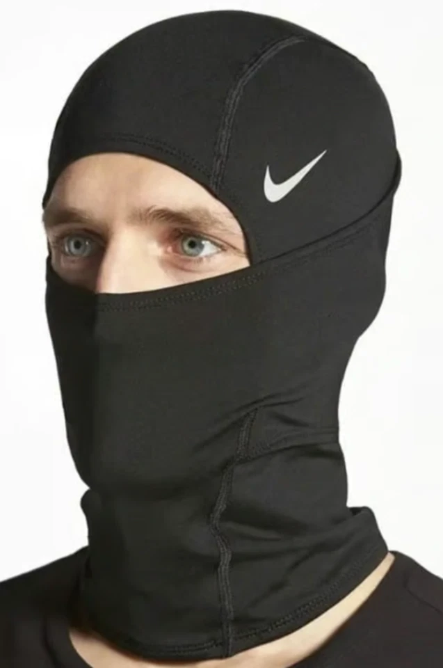 Nike Unisex Pro Hood Balaclava Mask Black Pooh Shiesty Drake Toosie Slide | OSFM - Image 1 of 4