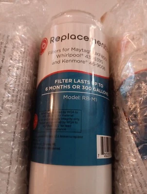 5Replacement Brand for Maytag UKF8001, Whirlpool 4396395 & Kenmore 46-9006 RB-M1 - Image 1 of 2