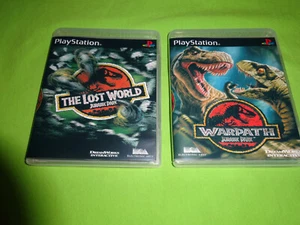 EMPTY REPLACE Cases! Lost World Jurassic Park Warpath Sony PlayStation 1 PS1 PSX - Picture 1 of 9