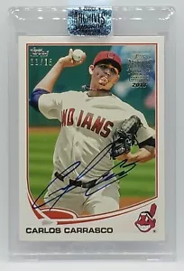 Carlos Carrasco 2018 Topps Archives Signature Series #599 - Imagen 1 de 6