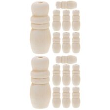  16 pcs Window Blind Cord Knobs Wooden Blind Pull End Cord Drop Blinds Parts