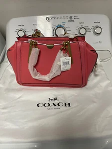 Coach - $495 NWT Mixed Leather Dreamer Bag Orchid, 33094 - Picture 1 of 12