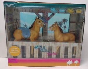 Mattel Barbie Doll Cali Girl Horses Hermosa + Redondo NIB Sealed Equestrian Toys - Picture 1 of 18