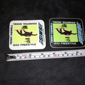 2 NOS Vintage 80er Sims Round Tail Terry Kidwell Aufkleber Sticker Skateboard - Bild 1 von 4