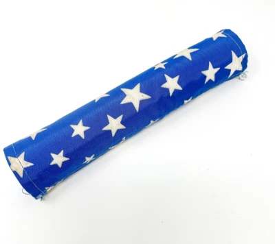 Old School BMX Blue Star Nylon Handlebar Pad  - Straight Bar pad - Image 1 of 4
