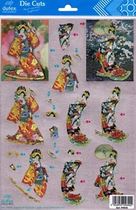 Dufex - 3D Decoupage Doppelpack - Die Cut - Oriental Ladies No 2 - Bild 1 von 4