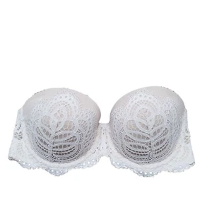 Victoria's Secret Dream Angels Multiway Cream White Lace Strapless Underwire 32D - Picture 1 of 5