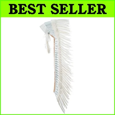 Unique Handmade Feather Headdress | Native American Inspired | Adjustable Fit - Image 1 of 4