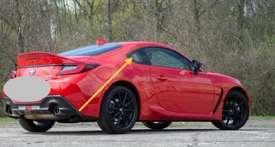 TOYOTA GR86 2022-2025 CUARTO DE PASAJERO TRASERO DERECHO VENTANA CRISTAL OEM SU003-G0036 Foto 1 de 4