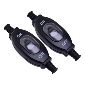 2pcs Wasserdichter Inline Schalter, Schnurschalter, IP65, runder Drahtkontakt - Picture 1 of 6