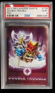 2012 Skylander Giants Topps Double Trouble PSA 9 Europe Limited #129 Foil - Picture 1 of 2
