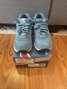 Size 9 - New Balance 574 Vintage Indigo - Picture 1 of 6
