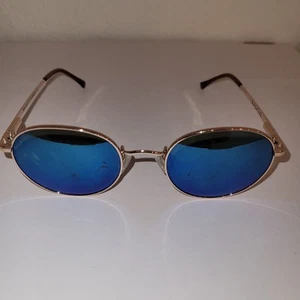 Suncloud Bridge City JZ Sunglasses Gold w/ Polarized BLACK Lens Great Condition - Picture 1 of 9
