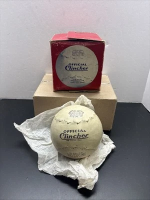 Винтажный DeBeer Официальный Клинчер Софтбол F16 Двойной Коллектор Сварной Пар Kapok - Изображение 1 из 4