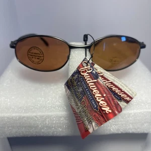 BUDWEISER Sonnenbrille Metallgestell klassischer Stil RAR Top Zustand Y2K Vintage - Bild 1 von 22