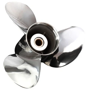 NEW 13X21 PROPELLER FITS JOHNSON/EVINRUDE 2 STROKE 13 SPLINE 88 1990-1996 - Picture 1 of 2