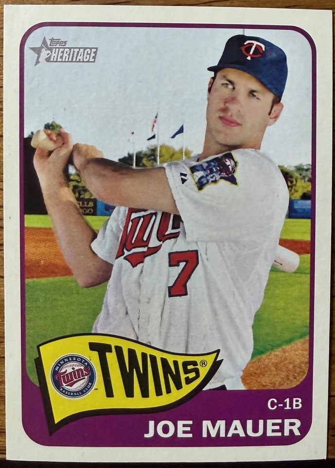 Topps Heritage Mauer 2014 - # 464A SP CASI NUEVO-COMO NUEVO o mejor Foto 1 de 1