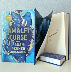 The Amalfi Curse SIGNED by Sarah Penner with Endpaper Art - Picture 1 of 14