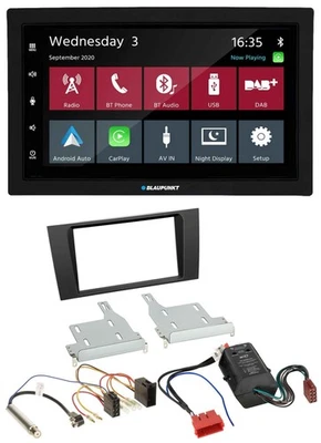 Blaupunkt 2DIN MP3 USB Bluetooth DAB Autoradio für Audi A4 B5 99-01 Symphony Bos - Bild 1 von 4