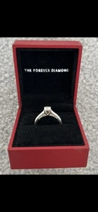 18ct White Gold 0.40ct Diamond Solitaire Ring Size: K148097 - Picture 1 of 17