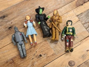 VINTAGE 1988 MGM WIZARD OZ SET Rare Dorothy Wicked Witch Lion Tin Man Scarecrow - Picture 1 of 2