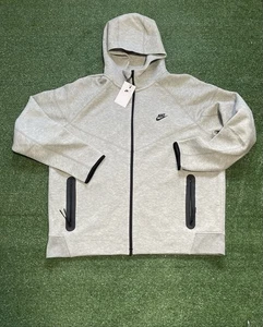 Sudadera con capucha gris jaspeado Nike Sportswear Tech polar Windrunner para hombre XXL FB7921-063 - Imagen 1 de 4