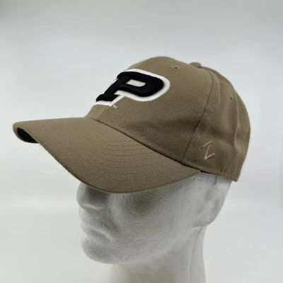 Zephyr NCAA Purdue Boilermakers Hat Size 6-7/8 Tan Fitted Cap - Image 1 of 4