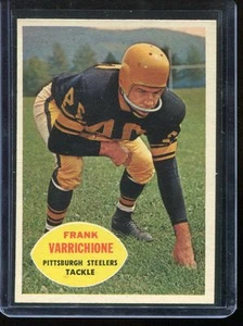 1960 Topps Football # 97 Frank Varrichione (NM+) Near Mint Plus - Picture 1 of 2