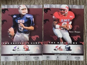 2003 SMU MUSTANG FOOTBALL OFFICIAL TICKET STUB NOV 1 & NOV 15  - Picture 1 of 2