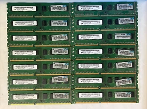 (14x 4GB) Micron 2Rx8 DDR3-1600 PC3-12800U DIMM Memory MT16JTF51264AZ-1G6M1 ~ - Picture 1 of 4