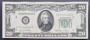 1950 Twenty Dollar Federal Reserve Note $20 Bill  UNCIRCULATED #82793 - Picture 1 of 2