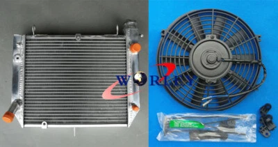 Radiador de aluminio 3 filas + ventilador para Yamaha YZF R1 R-1 YZF-R1 1000 1998 1999 YZFR1 Foto 1 de 4