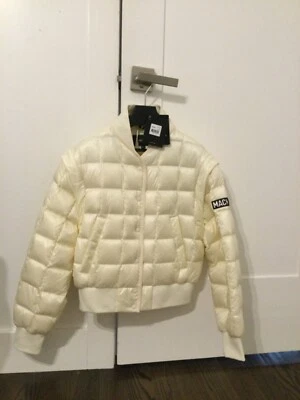 Chaqueta Mackage de plumón de felpa para mujer. Mangas extraíbles. Talla XS Foto 1 de 4