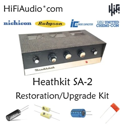 Heathkit SA-2 amp restoration upgrade kit recap capacitor rebuild repair - Image 1 of 4