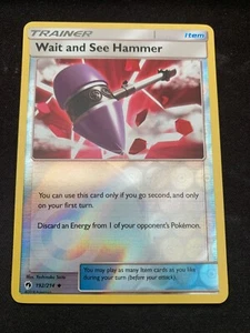 Pokemon Wait and See Hammer 192/214 Holograma Inverso Poco Común Trueno Perdido Casi Como Nuevo - Imagen 1 de 1