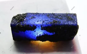151 Ct Natural Blue TANZANITE Rough UNCUT Earth Mined CERTIFIED Loose Gemstone - Picture 1 of 12