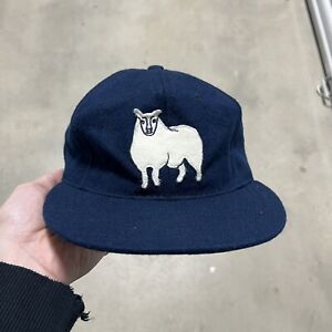 Bon Iver x Sheep Ebbets Sheep Wool Baseball Adjustable Snap Back Band Hat Cap