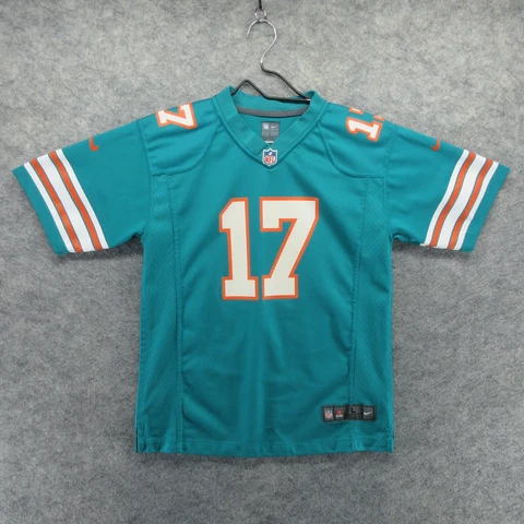 Miami Dolphins Jersey Youth Large Green 17 Ryan Tannehill Nike On-Field NFL Cover