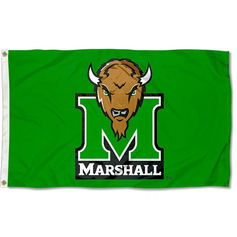 The Herd Kelly Green Thundering Herd Marshall University 3' x 5' Cover