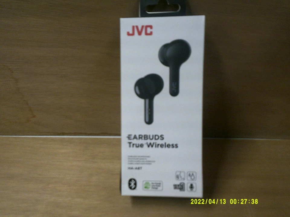JVC HA-A8T True Wireless Black Bluetooth Water Resistance IPX4 Earbuds - NEW - Image 1 of 1