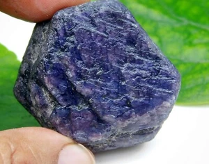 339.60 Ct Natural Blue Sapphire Uncut Rough Huge Size Loose Gemstone CERTIFIED - Picture 1 of 6