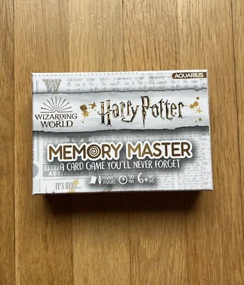 Harry Potter Memory Master Card Game - Image 1 of 3