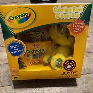 Neu im Karton 2005 Sammlerstück Boyds Bär Crayola färbender leuchtend gelber Bär - Bild 1 von 3