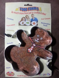 TEDDY BEAR Cookie Cutter Food Form Pancakes Eggs Brownies Pizza Crafts 7" Metal - Picture 1 of 2