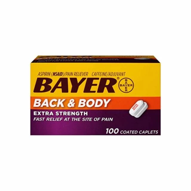 Back & Body Extra Strength Aspirin - 500mg, 100 Tablets