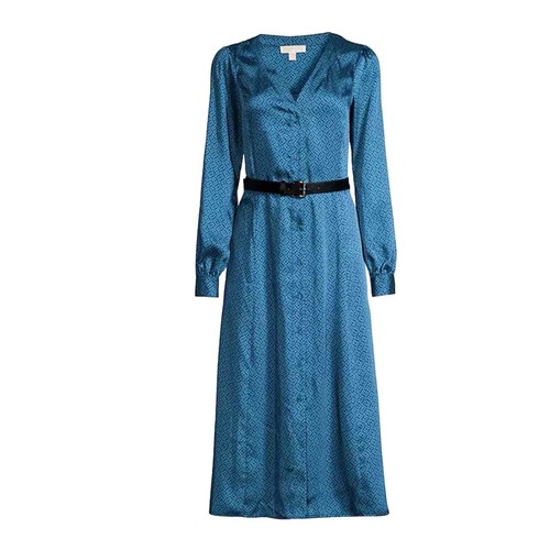 Abito Midi Michael Kors cintura di raso taglia small