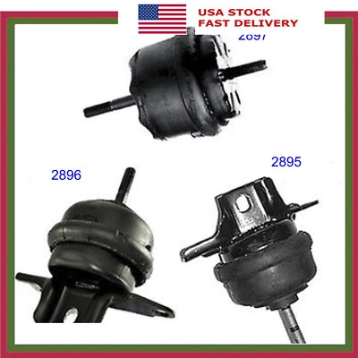For Buick LeSabre Pontiac Bonneville 3.8L Engine & Trans. Mount 2895 2896 2897 - Image 1 of 4