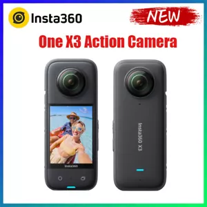 Insta360 One X3 Action Camera with 1/2" 48MP Sensors, 5.7K 360 Active HDR Video - Picture 1 of 12
