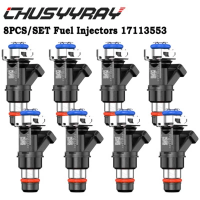 8 PCS Upgrade Fuel Injectors For 2000 Chevrolet Suburban 2500 5.3L - Изображение 1 из 4